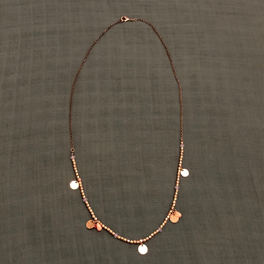 Elegant Silver Beaded Sweater Necklace